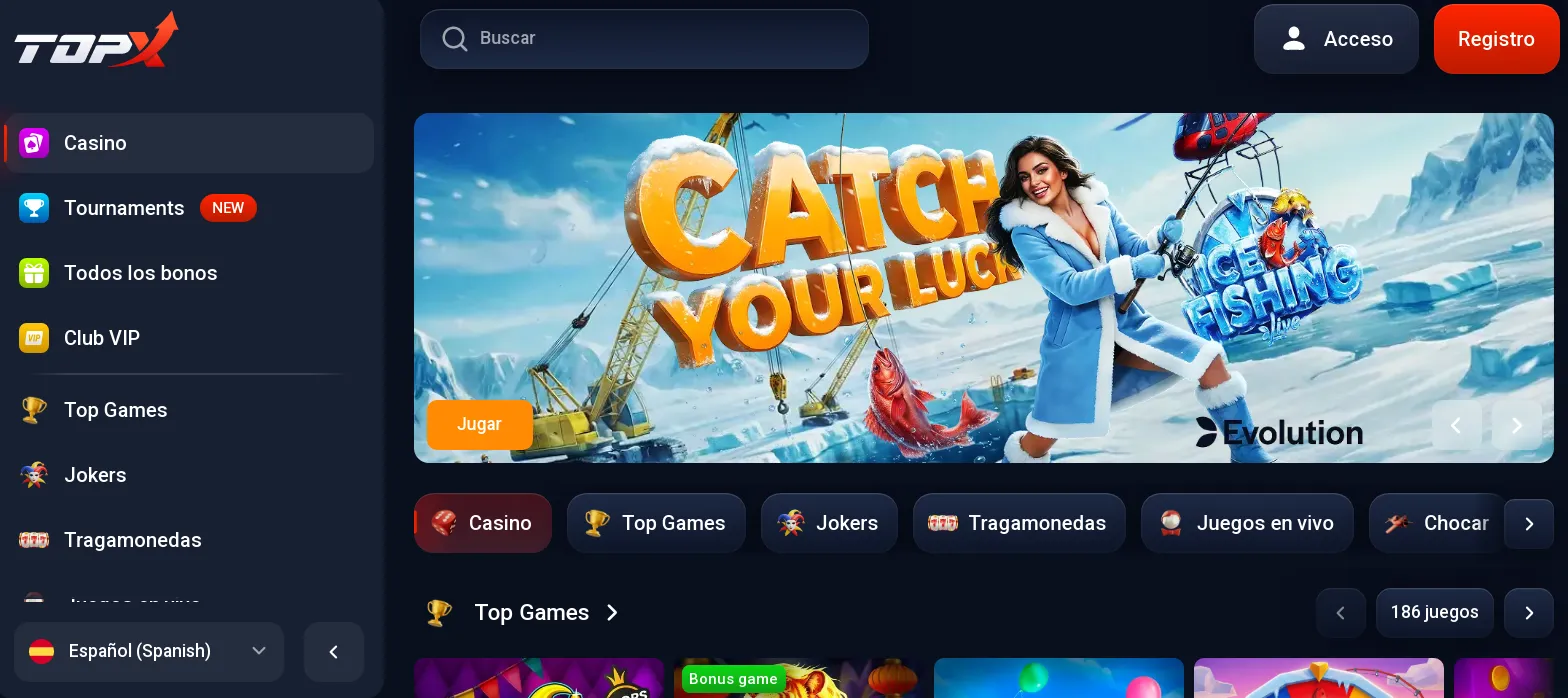 TopX – cómo registrarte y jugar en pocos minutos