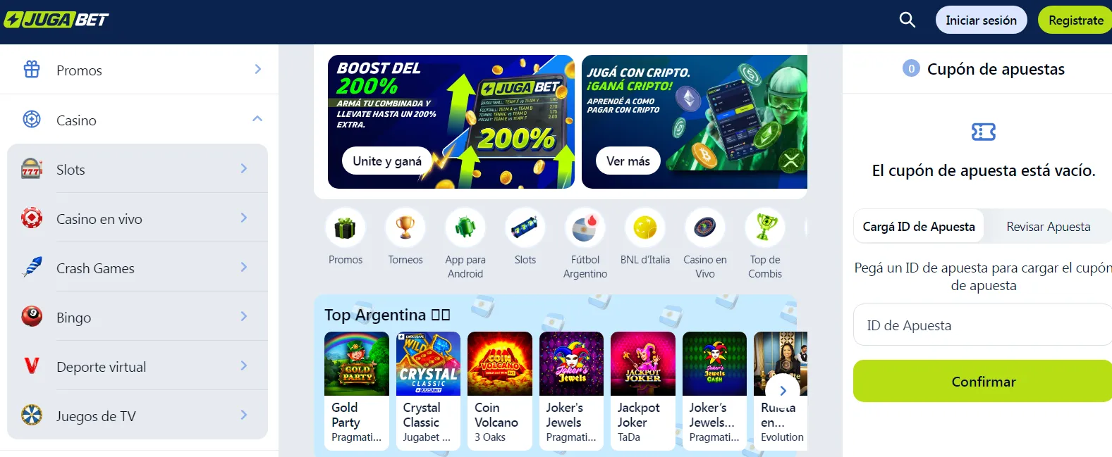 Jugabet Argentina – casino online chileno: cómo depositar en pesos