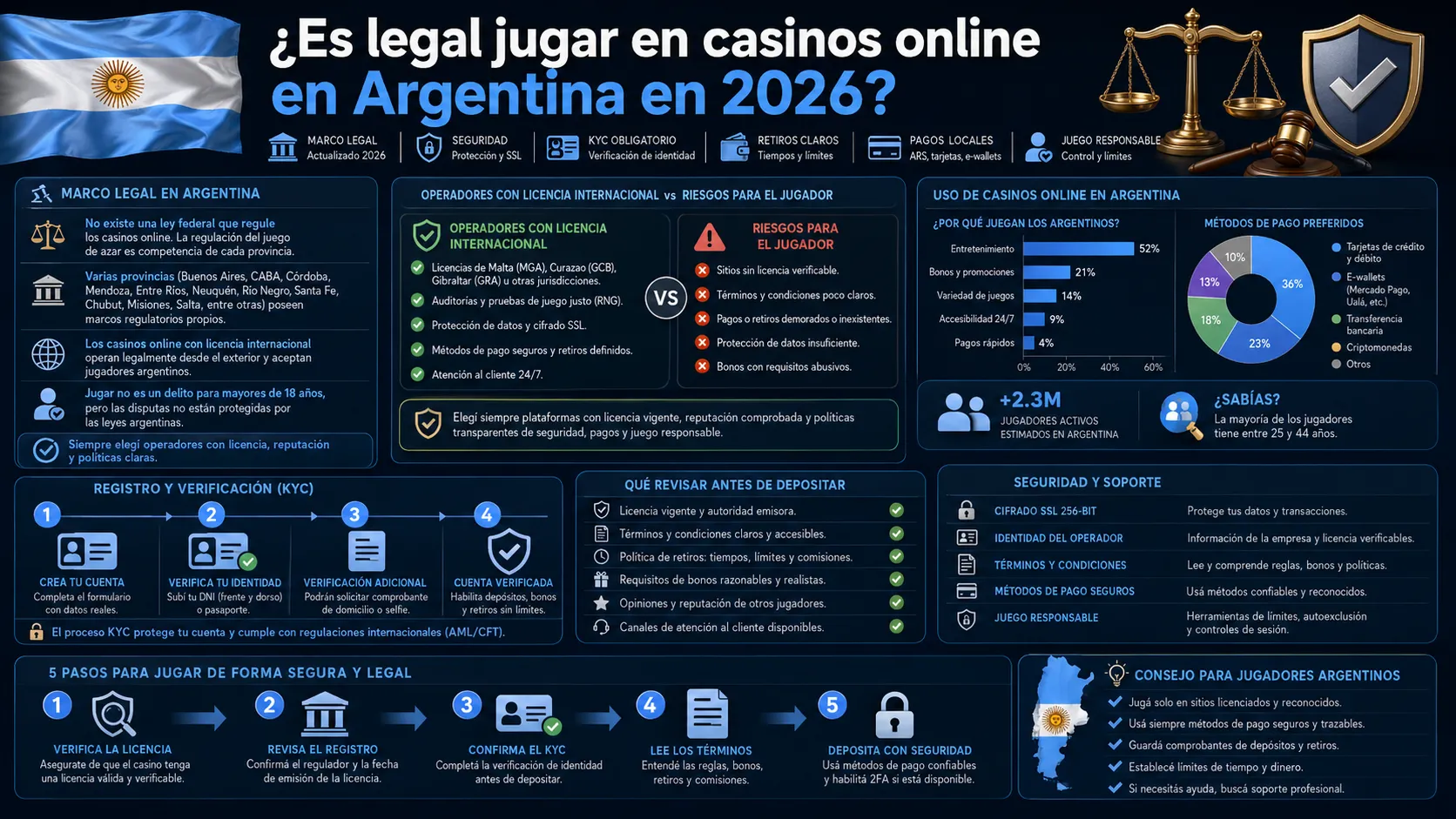 ¿Es legal jugar en casinos online en Argentina en 2026?